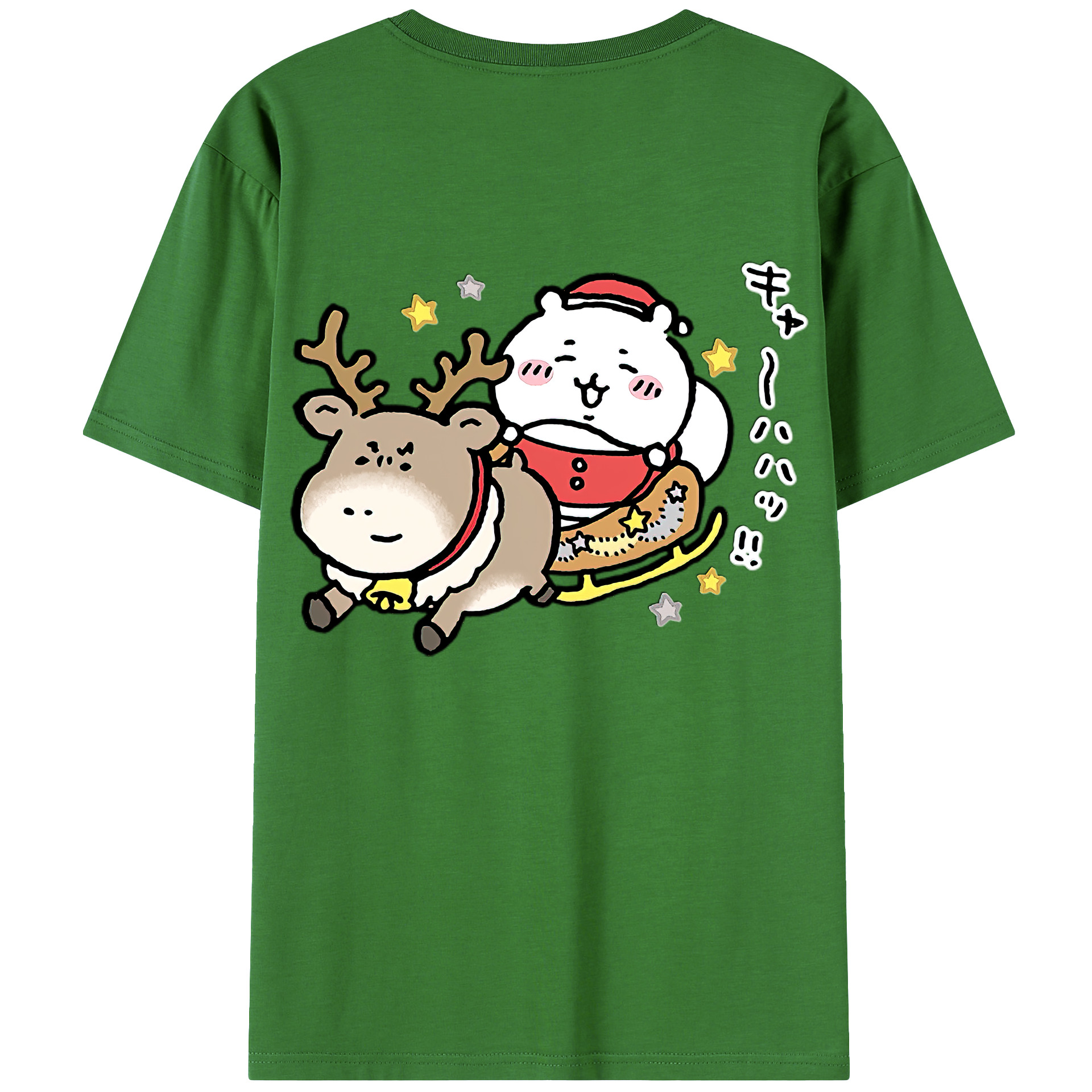 （画像用） ちいかわ ちいかわ Chii-kawa chiikawa レディース半袖Tシャツ(バックプリント)